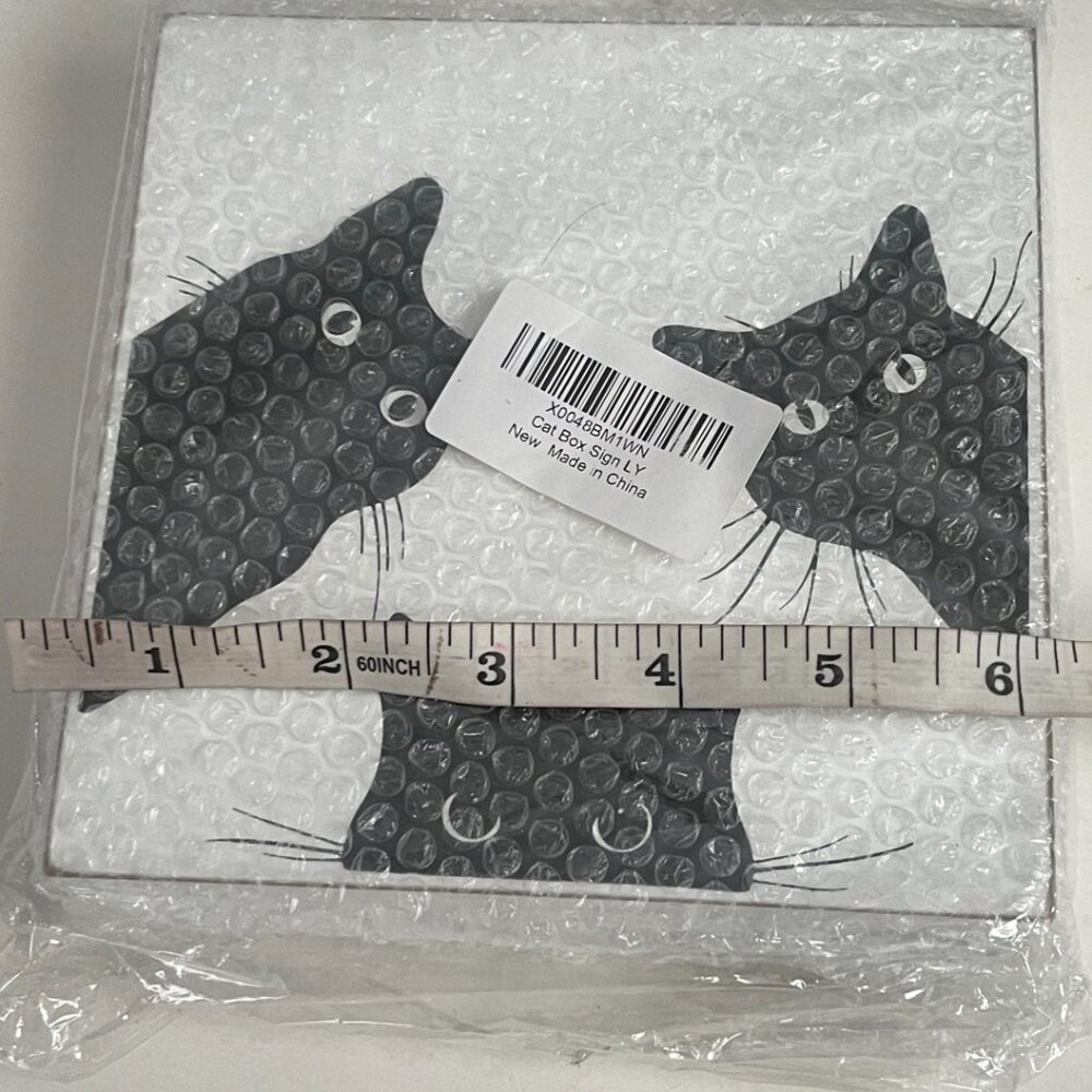 Cat Box Sign / Decorative Tray - Picture 6 of 6